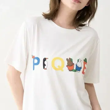 젤라또피케 PEOPLE 미피 티셔츠 화이트
