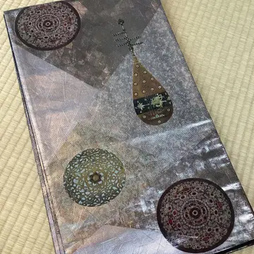 순수 실크 후쿠로 오비, 레이덴, 쇼소인 보물 패턴
