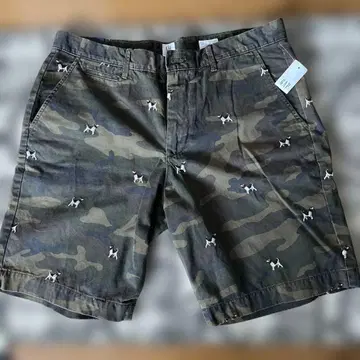 GAP 남성용 쇼트 팬츠 카모플라쥬 강아지 패턴