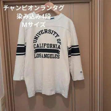 챔피온 런택 복각 풋볼 티셔츠 4단 프린트 M 사이즈