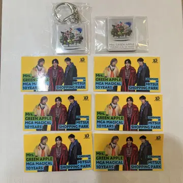 Mrs. GREEN APPLE 10주년 키링, 마그넷, 스티커
