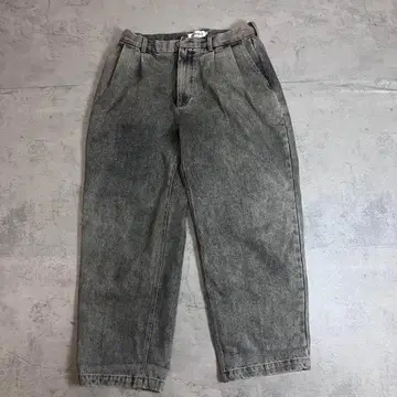 Evisen 에비센 케이트 보드 배기 팬츠 그레이 M 스트릿