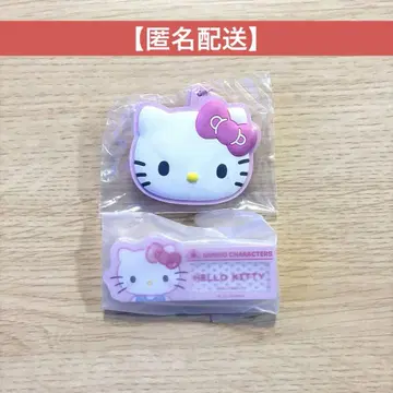 산리오 캐릭터 대상 러버 거울 키링 명찰 배지 헬로키티