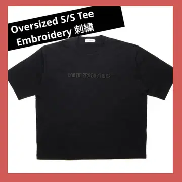 COOTIE Oversized S/S Tee Embroidery 자수