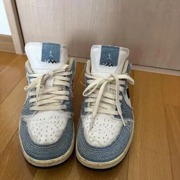 Air Jordan 1 데님 스니커즈