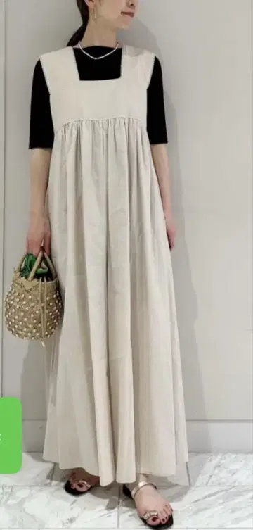 택 포함 새상품 BALLSEY 린넨 코튼 무브 프린지 개더 올인원