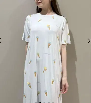 젤라또피케 [접촉 냉감] 아이스 패턴 원피스
