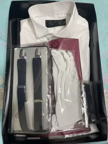 새상품급 브라이덜 신랑 윙카라 셔츠 MAZZO 결혼식 웨딩