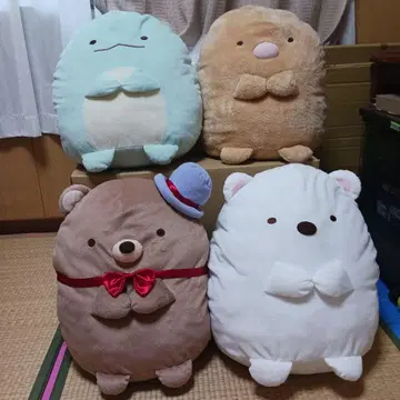 스미코구라시 초대형 봉제 인형 4종 세트 약 50cm