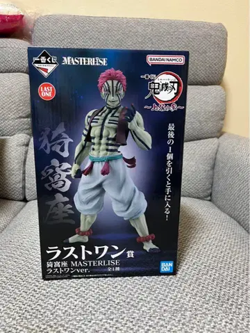 제일복권 귀멸의 칼날 상현의 삼 라스트 원상 아카자 피규어