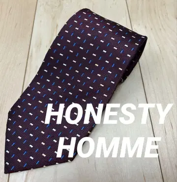 새상품급 HONESTY HOMME 남성용 넥타이