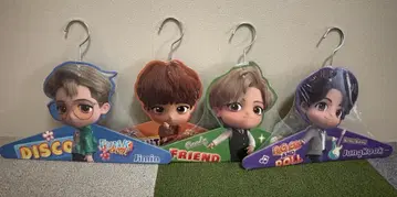 BTS 타이니 행거 DISCO 디자인 보컬 라인 4종 세트