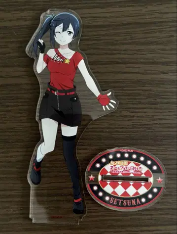 러브 라이브 무지개 사키 세츠나 빅 아크릴 스탠드 락 패션 ver