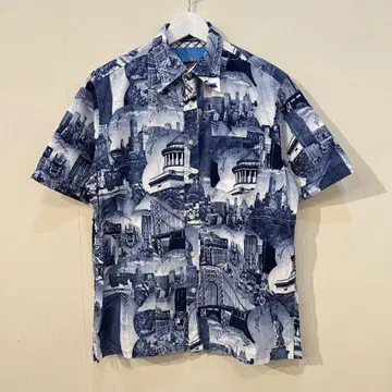 Robert Graham 로버트 그레이엄 포토 프린트 반팔 셔츠