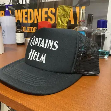 CAPTAINS HELM 메쉬 백 캡 블랙