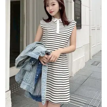 리젝시 RESEXXY 허리 턱 폴로 원피스