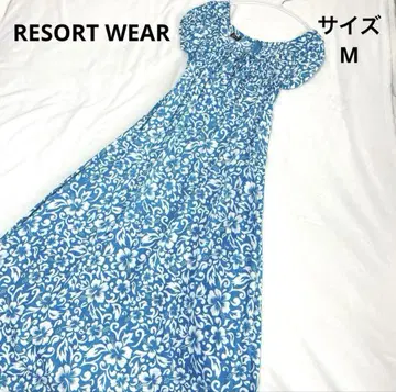 RESORT WEAR 하와이 오키나와 리조트 롱 플레어 원피스