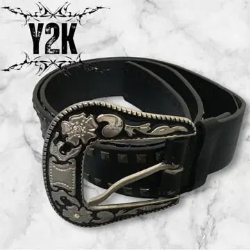 y2k 스터드 큐빅 벨트 헤이세이 갸루 남자 시크 스타일 그런지 기믹