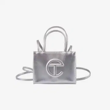 초절정 매력적인 실버 핸드백 - Telfar 백 실버