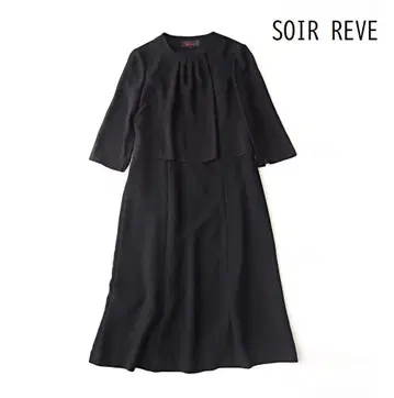 SOIR REVE 도쿄 소와르 세탁 가능한 여름용 예복 쉬폰 원피스 9