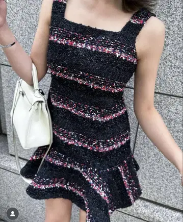 sheller 셰리에 Marine tweed dress
