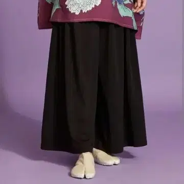 와모노와 카야 하카마 팬츠 블랙