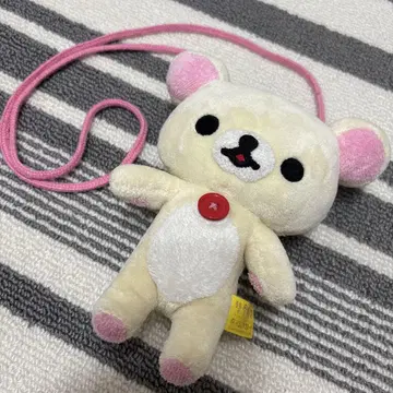 코리락쿠마 봉제 인형 가마구치 파우치