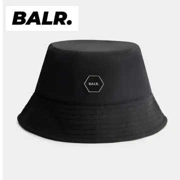 BALR. HEX-SERIES JET BLACK 버킷 햇 블랙 보라