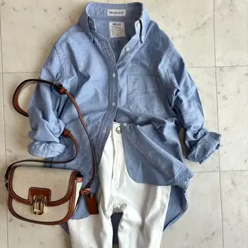 새상품급 매디슨 블루 B.D SHIRT 셔츠 샴브레이 00 블루