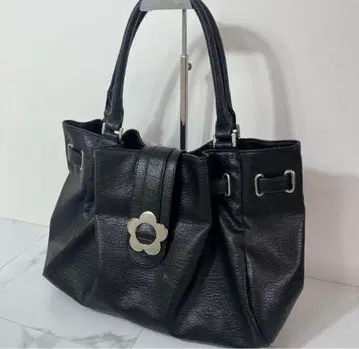 MARY QUANT 블랙 핸드백