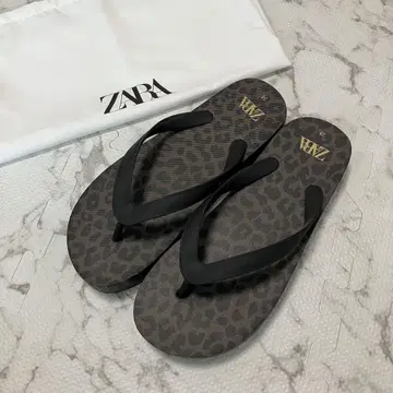 ZARA(자라) / 애니멀 무늬 샌들 레오파드 무늬 레오파드 무늬