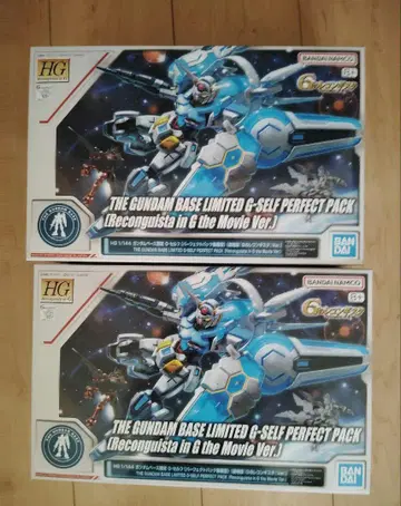 HG 1/144 G-셀프 퍼펙트 팩 장비형 2개 세트
