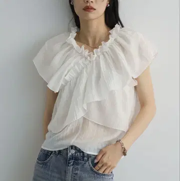멀티 WAY 오프 숄더 프릴 블라우스