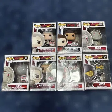 POP! Marvel 앤트맨과 와스프 7종 세트