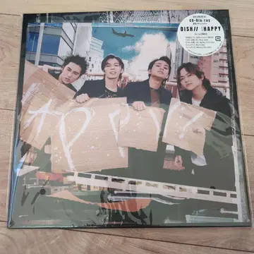DISH//HAPPY 초회 한정판 CD + Blu-ray
