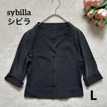 Sybilla 시빌라 실크 노카라 셔츠