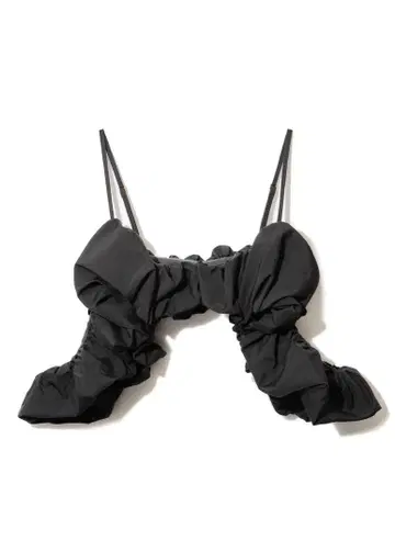 NOTRE emor shell silhouette bustier 블랙