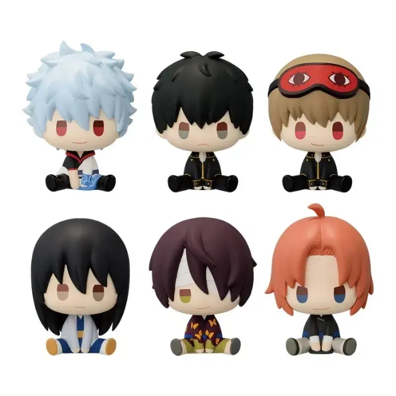 Gintama Puni Beans Figure Gintoki Hijikata Sougo Katsura Takasugi Kamui