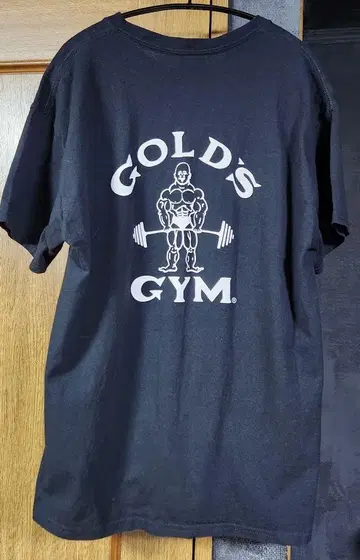 피트니스 샵 별주 GOLD'S GYM 골드짐 반팔 티셔츠 남성용