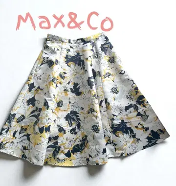 Max&Co. 꽃무늬 플레어 스커트 38