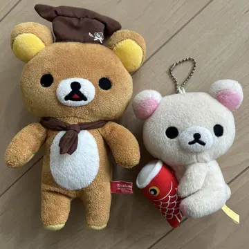 리락쿠마 코리락쿠마 봉제 인형 세트