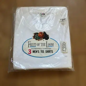 FRUIT OF THE LOOM 3팩 티셔츠 (S/재고품)