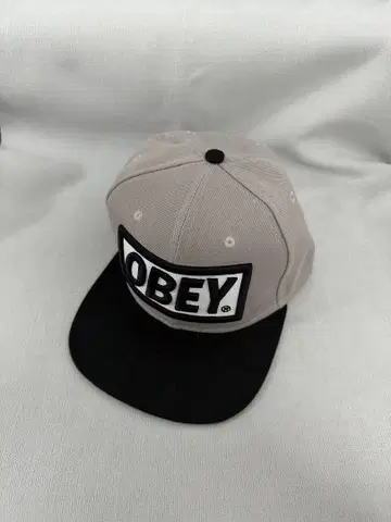 OBEY 야구 모자 그레이/블랙