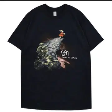 KORN 콘 Follow The Leader 티셔츠 밴딩 티셔츠