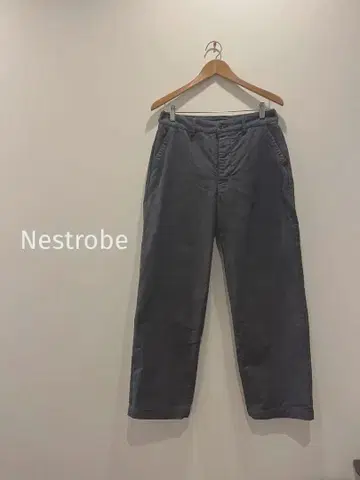 nestrobe 네스트로브 코튼 몰스킨 황화 염색 팬츠