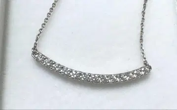 다이아 라인 목걸이 0.5ct 플라티나
