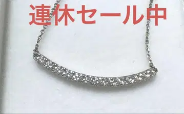 다이아 라인 목걸이 0.5ct 플라티나