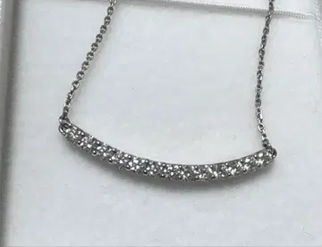 다이아 라인 목걸이 0.5ct 플라티나