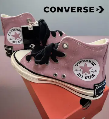 한국 한정판] CONVERSE 빅 힐 패치 CT70 하이컷 핑크