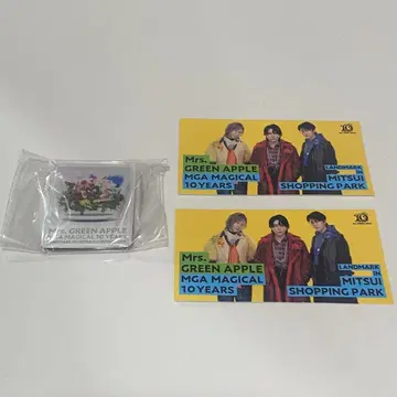 Mrs.GREEN APPLE 라라포트 미쓰이 쇼핑 마그넷
